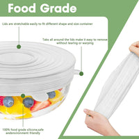 ECOCOVER - Stretchable Silicone Lids for Fresher Food Storage