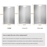 TITANCLEAN - Stainless Steel Cutting Board for Hygienic Food Prep