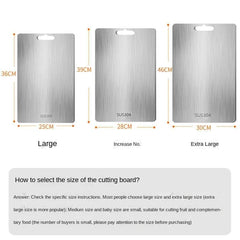 TITANCLEAN - Stainless Steel Cutting Board for Hygienic Food Prep