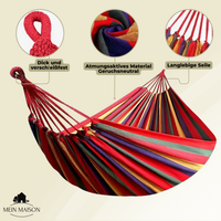 SWAYLORA - Canvas Hammock for Stable, Tip-Free Lounging