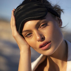 VELUNEA - Silk Sleep Mask For Complete Light Blocking