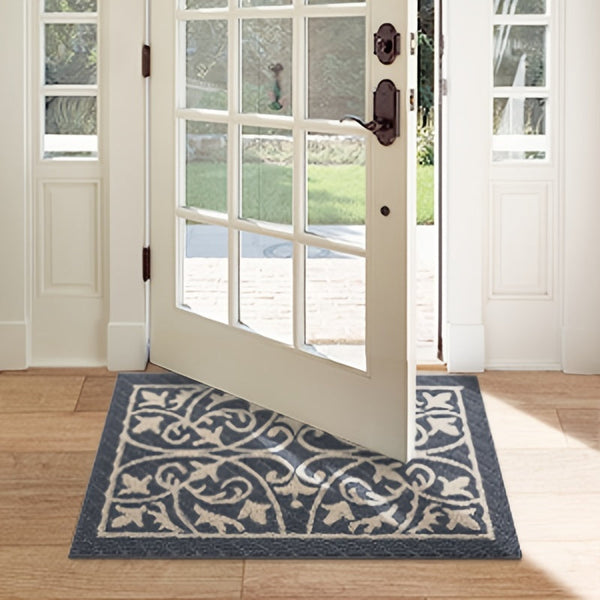 PUREHOME - Low Profile Indoor Mat Entryway Rug Non-Slip