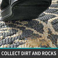 PUREHOME - Low Profile Indoor Mat Entryway Rug Non-Slip