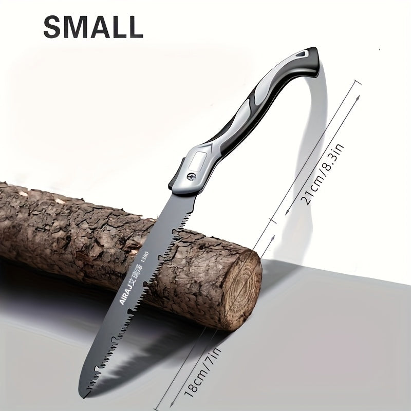 KERVANO - Folding Wood Saw for Controlled Cord-Free Cutting