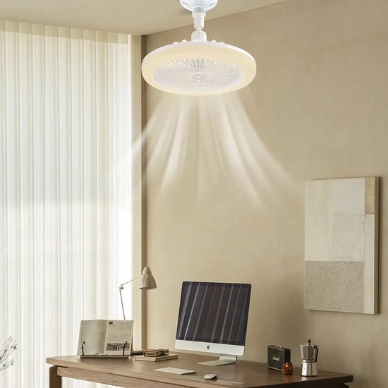 LIGHTBREEZE – LED Ceiling Fan for Bedrooms, Living Rooms, and Offices