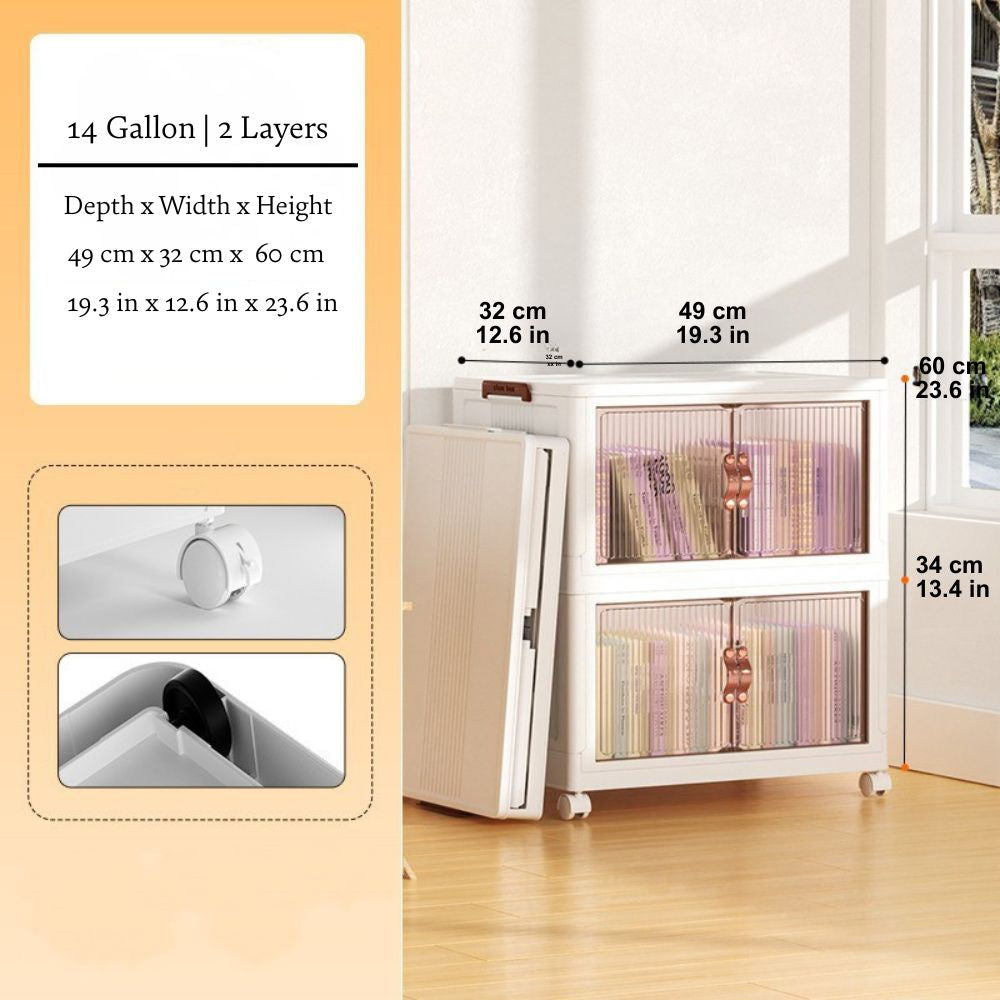 ORDEVIA - Stackable Storage Bins for Clutter-Free Organization