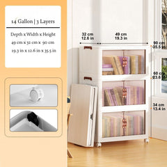ORDEVIA - Stackable Storage Bins for Clutter-Free Organization