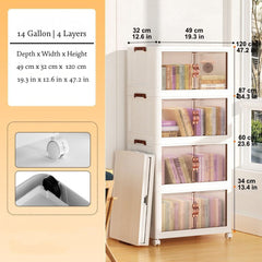 ORDEVIA - Stackable Storage Bins for Clutter-Free Organization