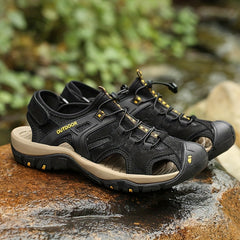 VELTRANO - Leather Fisherman Sandals for Comfortable Summer Walking