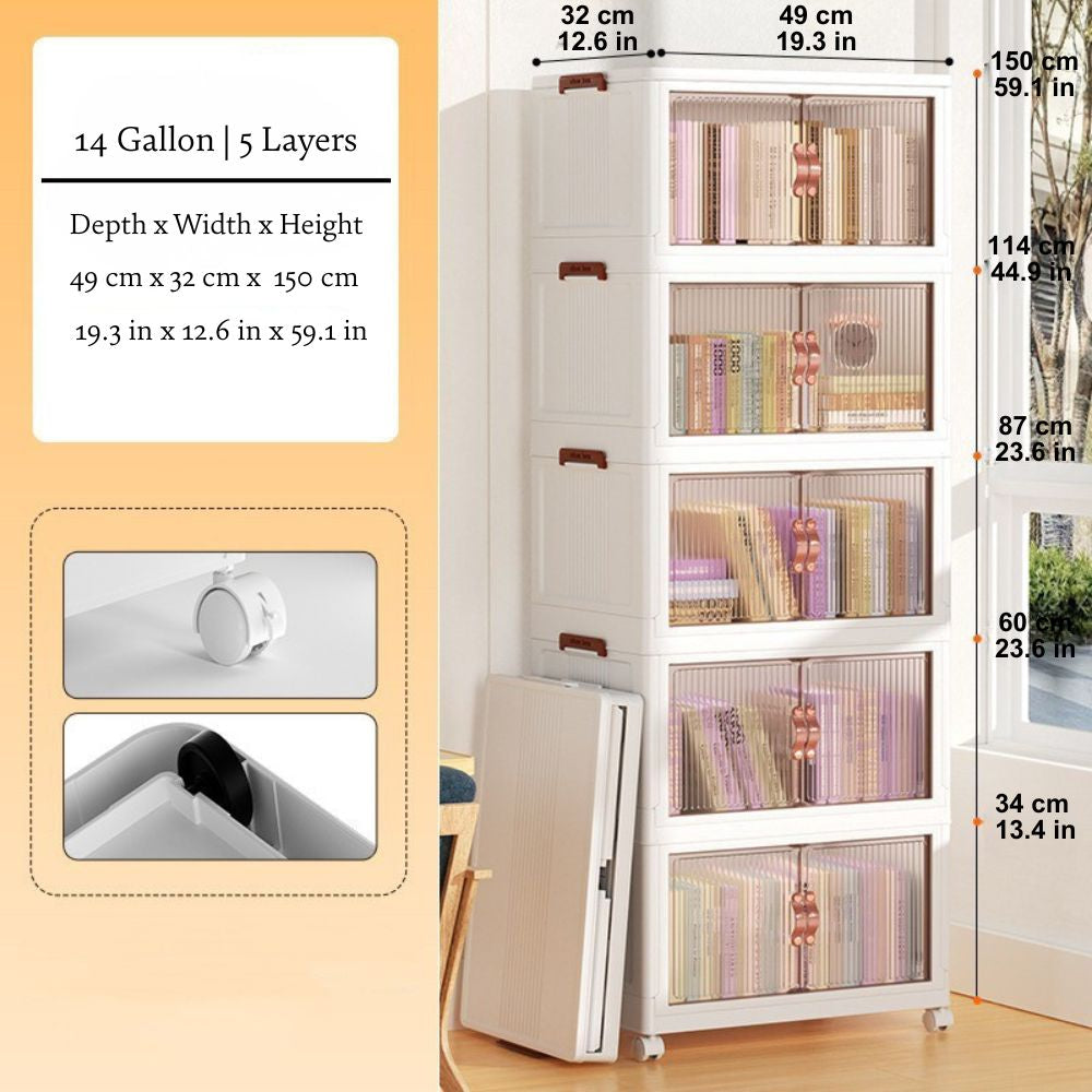 ORDEVIA - Stackable Storage Bins for Clutter-Free Organization