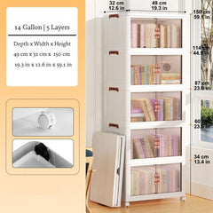 ORDEVIA - Stackable Storage Bins for Clutter-Free Organization