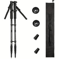 TRAVYLO - Adjustable Trekking Poles for Balanced Trail Support