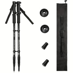 TRAVYLO - Adjustable Trekking Poles for Balanced Trail Support