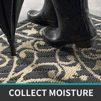 PUREHOME - Low Profile Indoor Mat Entryway Rug Non-Slip