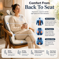 SEATRELIEF – Ergonomic Coccyx Cushion for Pain-Free Sitting
