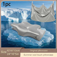 VELYORA - Butterfly Neck Pillow Cover for Sculptural Seating Comfort