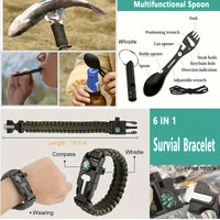 Versatile Outdoor Emergency Kit]Compatible with MOLLE System, This Survival First Aid Set Is a Must-Have for Camping, Hunting, Hiking, And Fishing. A Universal Emergency Gear Suitable for Both Men And Women, It Makes a Practical Gift Option
