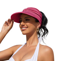 Women's UPF 50+ UV Protection Sun Visor Hat