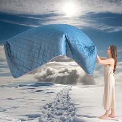 QUILVANE - Geometric Embossed Quilt That Adds Artful Texture