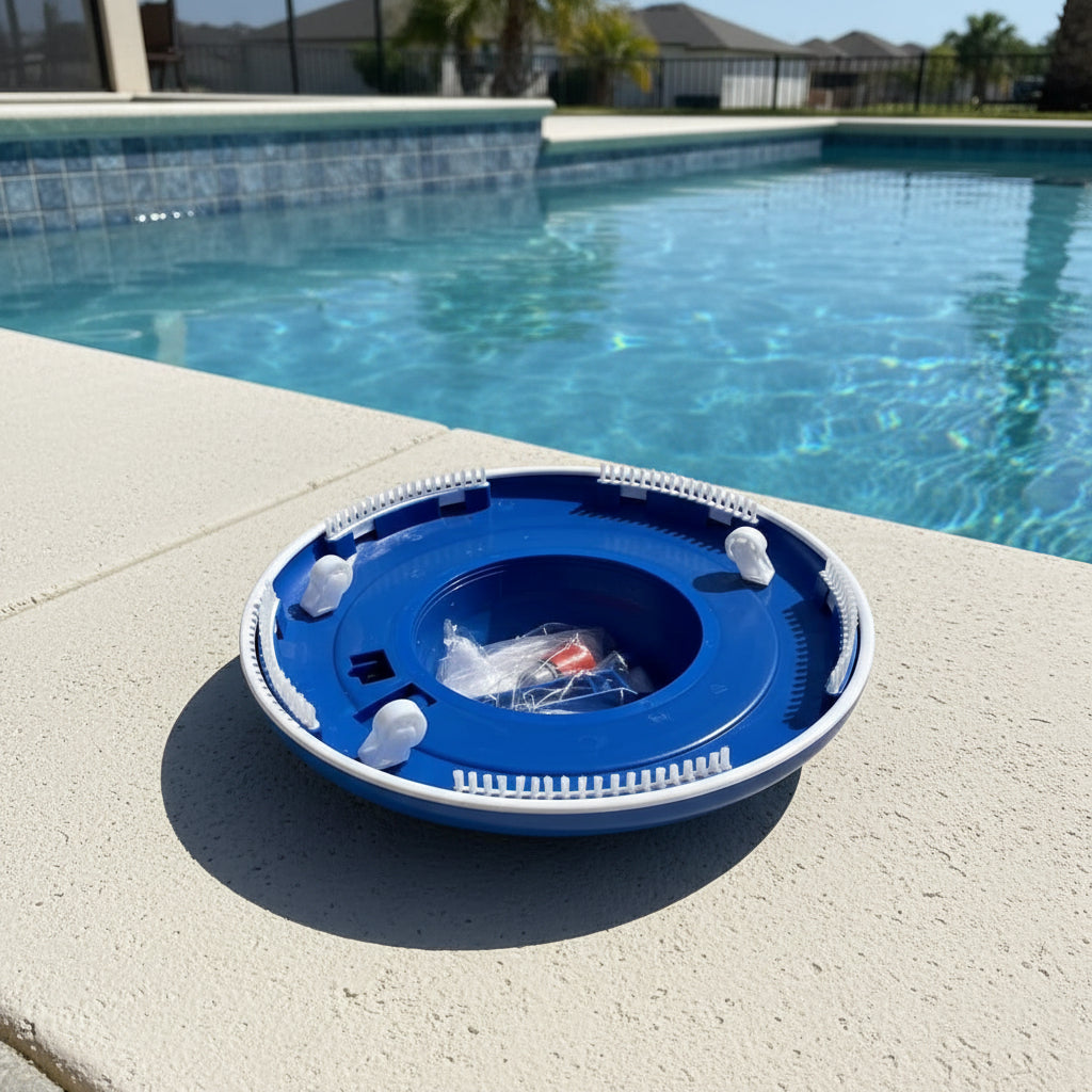 AQUAVAC - Aspirador de piscina alimentado por mangueira para remover detritos sem fios