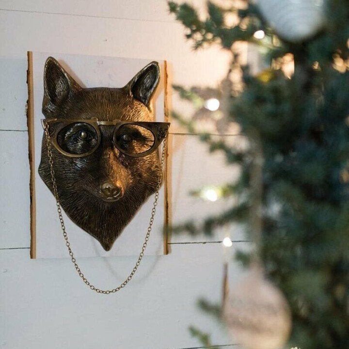 FAUNYRA - Hand-Painted Animal Wall Heads for a Playful Focal Point