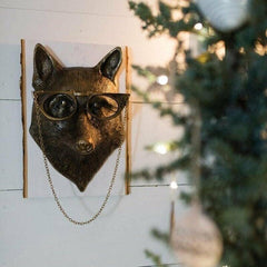 FAUNYRA - Hand-Painted Animal Wall Heads for a Playful Focal Point