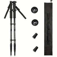 TRAVYLO - Adjustable Trekking Poles for Balanced Trail Support