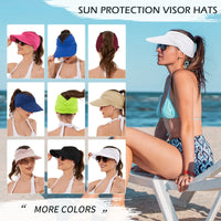 Women's UPF 50+ UV Protection Sun Visor Hat