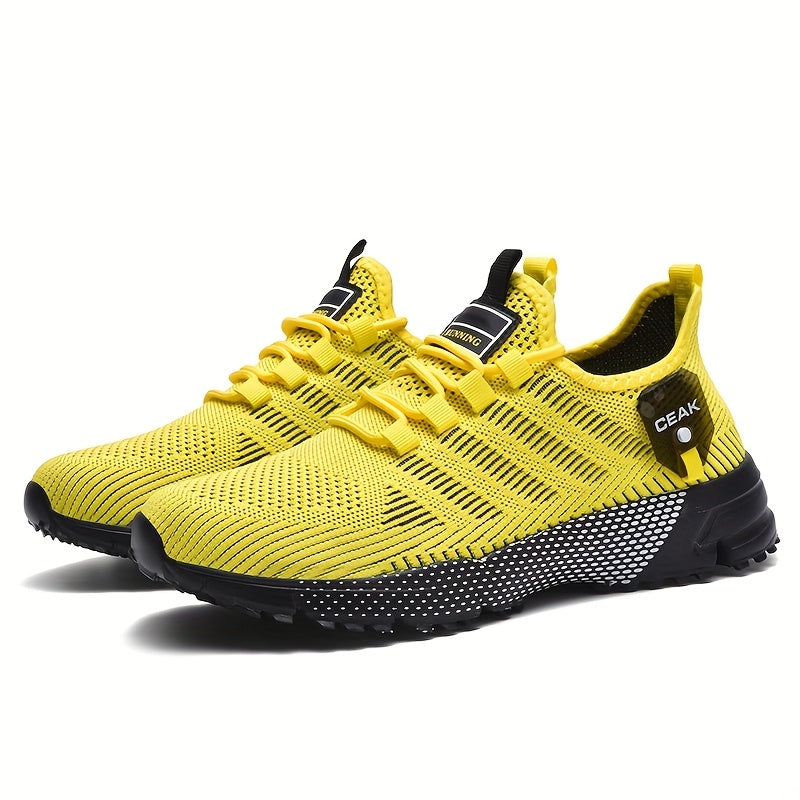 AERLIVO - Men's Breathable Mesh Sneakers for Cushioned Comfort
