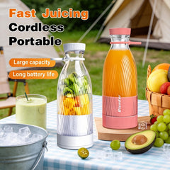 FRUVANO - Patterned Portable Blender for Fresh Drinks Anywhere