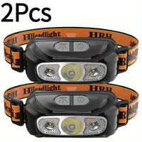LUMZARO - Rechargeable LED Headlamp Set for Hands-Free Lighting