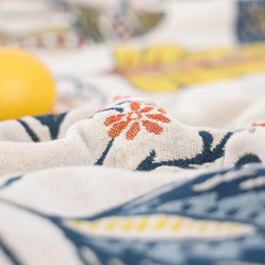 FLORAVYN - Reversible Floral Cotton Throw That Elevates Any Sofa