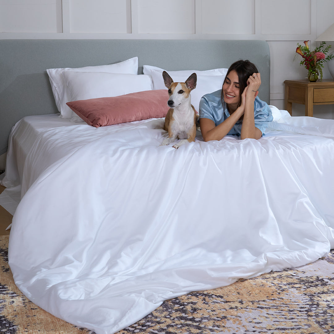 BAMVELA - Bamboo Duvet Cover That Repels Pet Hair