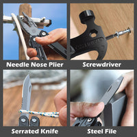 HAMVEXA - 14-In-1 Hammer Multitool for Quick Outdoor Repairs