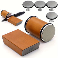 Schleifstein-Set DuoCut | Diamantstein mit Magnet-Halterung | 15° & 20° Schleifwinkel | Holz & Metall