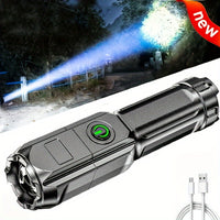 VAYLUME - Rechargeable Zoom Flashlight for Near and Far Visibility
