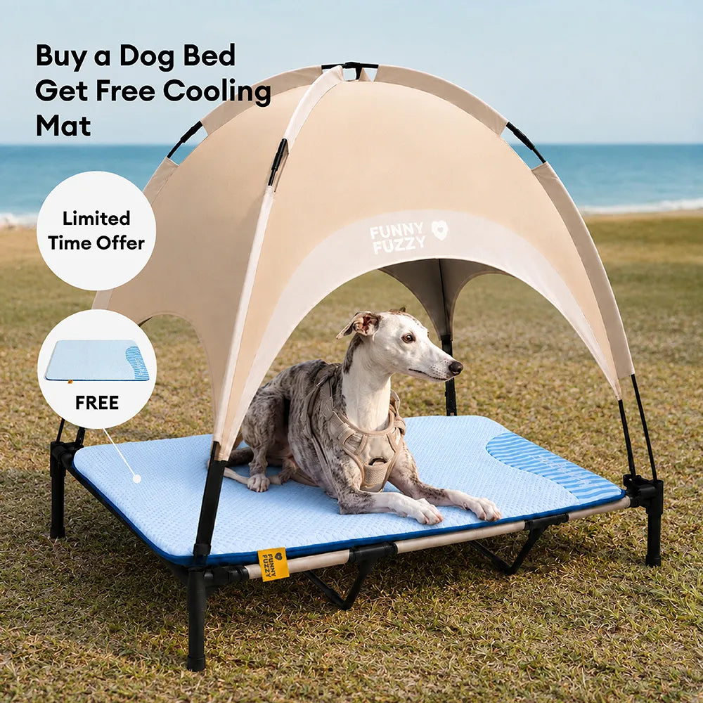 VAYLORA - Elevated Canopy Dog Bed for Cool Sheltered Rest