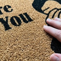 Not So Welcoming Door Mat