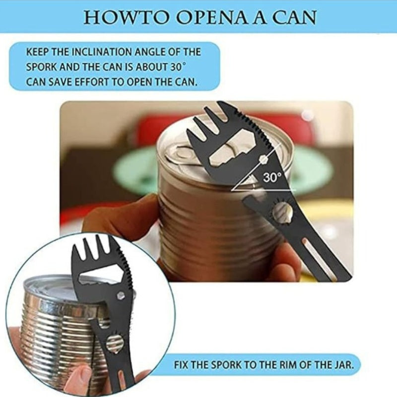 UTENSIO - 10-In-1 Camping Spork for Meals and Quick Repairs