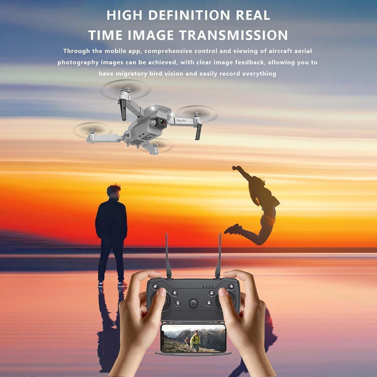 VAYLUNO - Foldable Camera Drone for Stable Aerial Views
