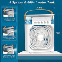 MISTRAVA - Portable Air Cooler Fan for Refreshing Personal Comfort
