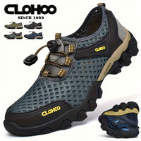 Mesh Shoes, Rubber Thick Sole, Handcrafted Cold Glue Shoes, Outdoor Casual Athletic Men'S Shoes