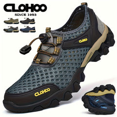 VELQARO - Men's Mesh Sneakers for Cushioned Outdoor Comfort