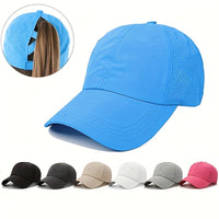 VELIQO - Quick-Dry Ponytail Cap for Comfortable Outdoor Wear