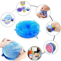 ECOCOVER - Stretchable Silicone Lids for Fresher Food Storage