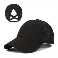 VELIQO - Quick-Dry Ponytail Cap for Comfortable Outdoor Wear
