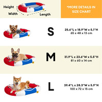 Summer Cooling Waterproof Boat-Shaped Pet Bed or Pillow – Chill Raft