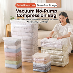 AERVIXA - Pump-Free Compression Bags for Space-Saving Storage