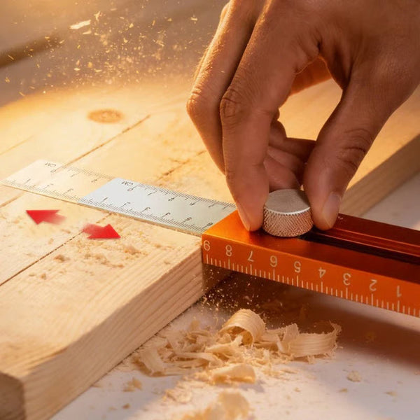 PRECISIO – 3-in-1 Measuring, Marking & Level Tool for Accurate DIY Projects