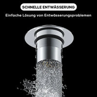 DRAIVEL - Polished Pop-Up Drain Stopper That Traps Hair and Prevents Clogs
